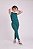 Regata Cropped Em Crepe Verde Esmeralda - Imagem 2
