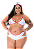 Mini Fantasia Médica Plus Size Pimenta Sexy 2120 - Imagem 1