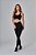 Legging Fuso Cós Transpassado Winner Preto - Imagem 3