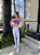 TOP CROPPED CYBELLE FUSCHIA/BRANCO - Imagem 1