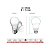 Lâmpada Led Pera Branco Frio 6500K 12W Bivolt - Imagem 3