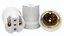 Bocal/Soquete E27 Porcelana Especial 4A 250V - Imagem 1