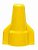 Terminal Conector de Torção com Borda 2 x 6,0 mm Amarelo - Pacote 50 Unidades - Imagem 1
