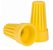 Terminal Conector de Torção 3 x 2,5 mm Amarelo - Pacote 50 Unidades - Imagem 1