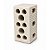 Conector de Porcelana Tripolar 3Pólos 6mm² 30A 600V Conexões de fios e cabos elétricos - Imagem 3
