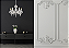 Lustre Pendente Candelabro Acrílico 5 Lâmpadas Branco Elgin - Imagem 2