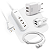 Régua Carregador de Tomada USB 20W com 4 Saídas e Cabo 1,5m Bivolt Elgin - Imagem 3