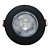 Spot Led Redondo 5W Branco Frio 6500k Bivolt Preto - Imagem 1