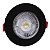 Spot Led Redondo 5W Branco Frio 6500k Bivolt Preto - Imagem 1