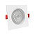Spot Led Quadrado Branco Frio 6500K  7W Bivolt - Imagem 1