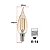 Lâmpada Filamento Led Retrô Vela Chama Âmbar 2200K E14 2W 110V - Imagem 3