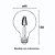 Lâmpada Filamento Led Retrô Globo Dimerizável G95 E27 4W 110V - Imagem 3