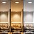 Painel Led Embutir Redondo Branco Quente 3000K 6W Bivolt - Imagem 6