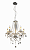 Lustre Candelabro Baronesa Vidro Transparente 5 Braços E14 - Imagem 1