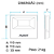 Refletor Led Slim Branco Frio 6500K 20W Bivolt - Imagem 3