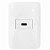 Tomada USB de Parede 5V 2A Bivolt Carga Rápida Padrão 4x2 - Imagem 1