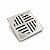 Grelha de Inox para Ralo Loren Protect Quadrada 100mm Lorenzetti - Imagem 2
