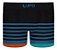Cueca Boxer Infantil Listrada Microfibra Sem Costura Lupo - Imagem 2
