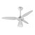 Ventilador de Teto Wind Light com Lustre CV3 110V Branco Ventisol - Imagem 1