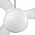 Ventilador de Teto Fênix 3 Pás 110V Branco Ventisol - Imagem 2