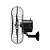 Ventilador de Parede Steel Oscilante Comercial 50cm 6 Pás Bivolt Preto Ventisol - Imagem 2