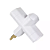 Adaptador de Tomada Tipo T Benjamim 2P+T de 10A - Imagem 1