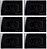 Tomada Simples 2P+T 10A/250V para Embutir em Móvel Linha Sleek 65x45mm Preto Ebony - Imagem 1