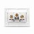 Tomada Simples 2P+T 20A/250V para Embutir em Móvel Linha Sleek 65x45mm Branco - Imagem 3