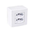 Caixa de Sobrepor com 2 Tomadas 2P+T 20A/250V 75x75mm Sleek Branco - Imagem 1
