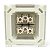 Caixa de Sobrepor 2P+T 20A/250V c/ 2 Tomadas 75x75mm Branco - Imagem 3