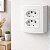Caixa de Sobrepor 2P+T 20A/250V c/ 2 Tomadas 75x75mm Branco - Imagem 4