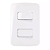 Placa 4x2 com 2 Interruptores Simples 10A/250V Linha B3 - Imagem 1