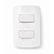 Placa 4x2 com 2 Interruptores Simples 10A/250V Linha B3 - Imagem 1