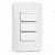 Placa 4x2 com 3 Interruptores Simples 10A/250V Linha B3 - Imagem 1