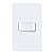 Placa 4x2 com 1 Interruptor Simples 10A/250V Linha B3 - Imagem 1