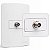 Placa 4x2 com Tomada para Antena de TV Coaxial 75 Ohms Linha B3 - Imagem 6