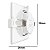Spot Dicróico Direcional Quadrado 5W Branco Frio 6000k Bivolt - Imagem 3