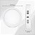 Painel Led Sobrepor Redondo Branco Frio 6000K 12W Bivolt - Imagem 5