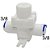 Regulador de Pressão Engate Rápido Tubo 3/8" CN020 - Imagem 2
