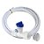 Válvula de Fechamento 3 Vias Rosca 1/2" BSPT para Tubo 1/4" CN021 - Imagem 2