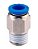 Conexão Pneumática Instantânea Reta Macho 10mm 1/4" NPT - Imagem 1