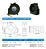 Cooler Mini Ventilador Caracol 7530HB-12 3 Fios 12V - Imagem 2