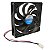 Cooler Mini Ventilador 12025B-12 3 Fios 12V AsaFan 120mm - Imagem 3