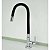 Torneira para Cozinha de Mesa Tubo Flexível Preta Jato Concentrado Sigma 1167 - Imagem 5