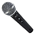 Microfone Dinâmico de Metal Profissional MXT M-58 com Cabo de 3m - Imagem 1