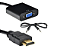 Conversor Adaptador Entrada HDMI para Saída VGA com Áudio - Imagem 1