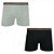 Kit com 2 Cuecas Boxer Infantil Algodão com Elastano Pai e Filho Lupo - Imagem 4