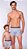 Kit com 2 Cuecas Boxer Infantil Algodão com Elastano Pai e Filho Lupo - Imagem 10
