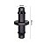 Conector Grapa Dentado para Mangueira Micro Tubo PELBD 4mm x 6mm - Imagem 2