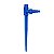 Haste Azul 30cm para Aspersor com Rosca Interna de 1/2" e Adaptador para Mangueiras - Imagem 1